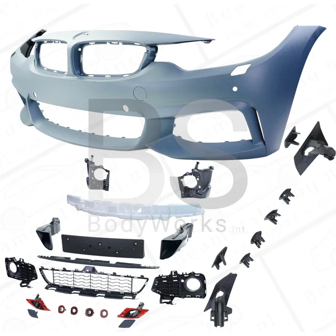 Voorbumper - BMW 4 Serie F32 / F33 & F36 - M Pakket Look Met PDC