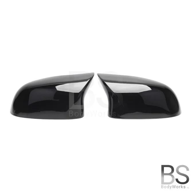 Spiegelkappen - BMW X6 F16 - M Look - Hoogglans Zwart | 2014-2019