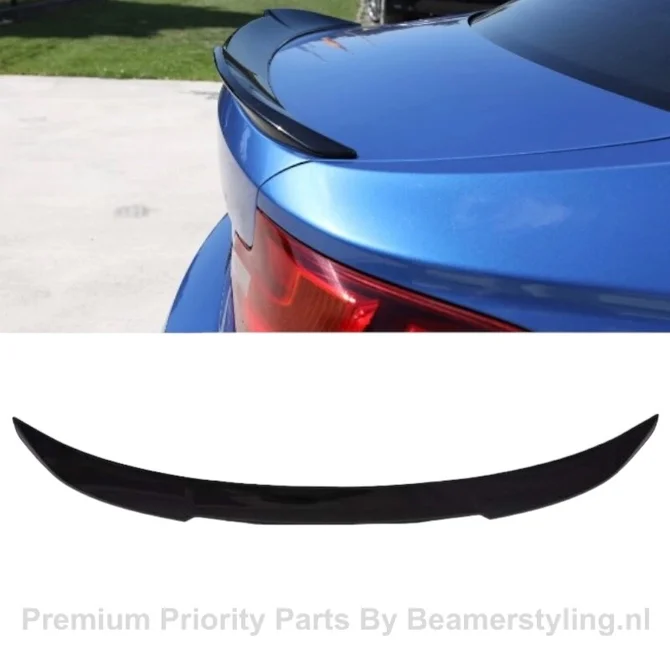 Kofferbak Spoiler - BMW F22 Coupé - Cs Look | Mat Zwart