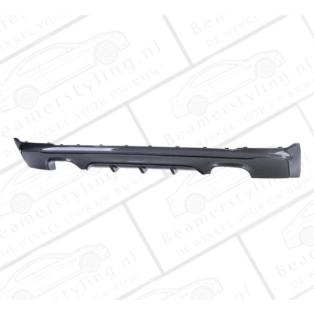 Performance Diffuser Carbon Look BMW F22 / F23 4 Uitlaten
