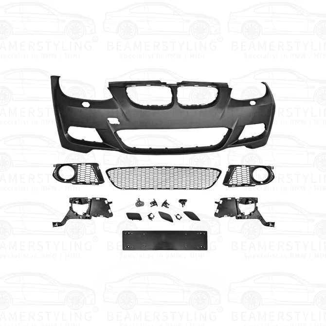 Voorbumper - BMW E92 / E93 - M Pakket Look | 2006-2010 — Zonder Voorbereidingen Voor Parkeersensoren