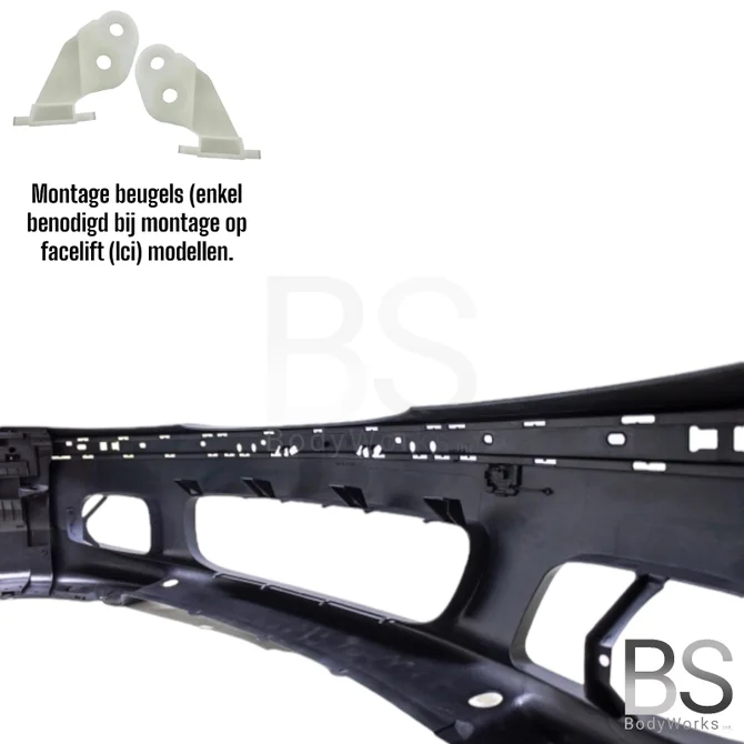 Voorbumper - BMW E46 Sedan / Touring - M Pakket Look | 98-05 — Montage Op Pre-Facelift (1998-2001)