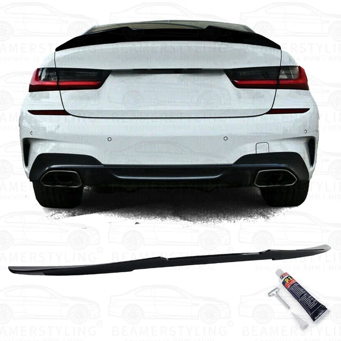 Psm Style Spoiler - BMW G20 Sedan - Hoogglans Zwart | 19-
