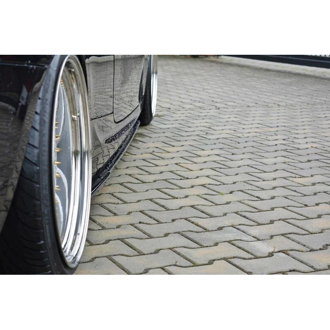 Side Skirt Extensions - BMW E92 / E93 - M Pakket - Maxton Design | 06-14 — Glanzend Zwart