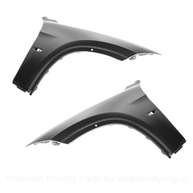 Zij-Scherm Staal | BMW X1 E84 2009-06/2012 — Set (Links+Rechts)