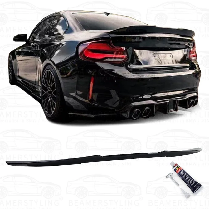 Psm Style Spoiler - BMW F22 Coupé - Hoogglans Zwart | 13-22