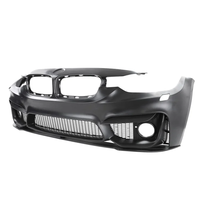 M3 Look Voorbumper Met Front Lip BMW F30 / F31 2012-2015 — Zonder PDC Gaten