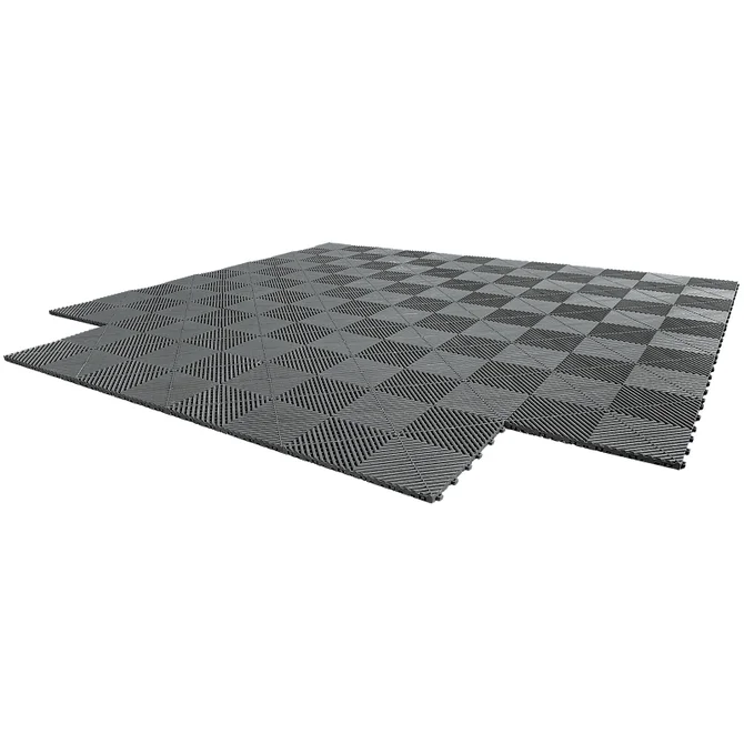 Vloertegels 34X - Klik Tegels - 40X40Cm - Voor Werkplaats / Showroom | Grijs