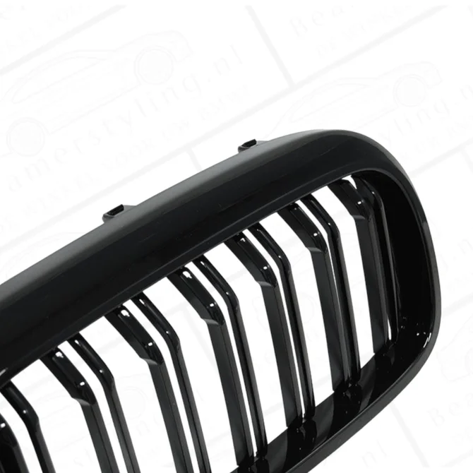 Nieren - BMW G30 / G31 - Hoogglans Zwart - Dubbelspijls | 17-20