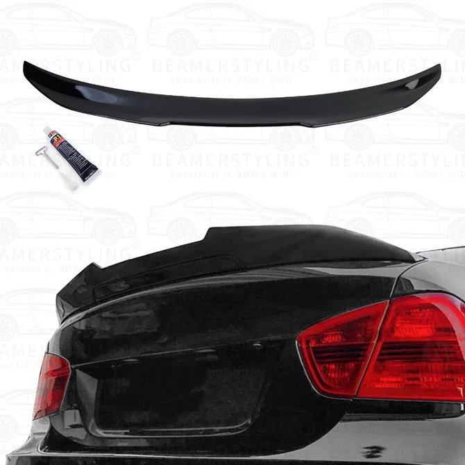 Psm Style Spoiler - BMW E90 Sedan - Hoogglans Zwart | 05-13