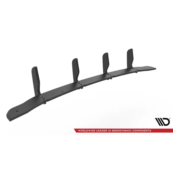 Street Pro Diffuser - BMW G30 / G31 - Maxton Design — Zwart / 2X Rood