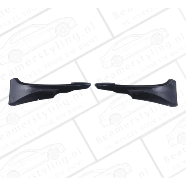 Splitters - BMW E92 / E93 - Voor M Pakket - Hoogglans Zwart | 2010-2014