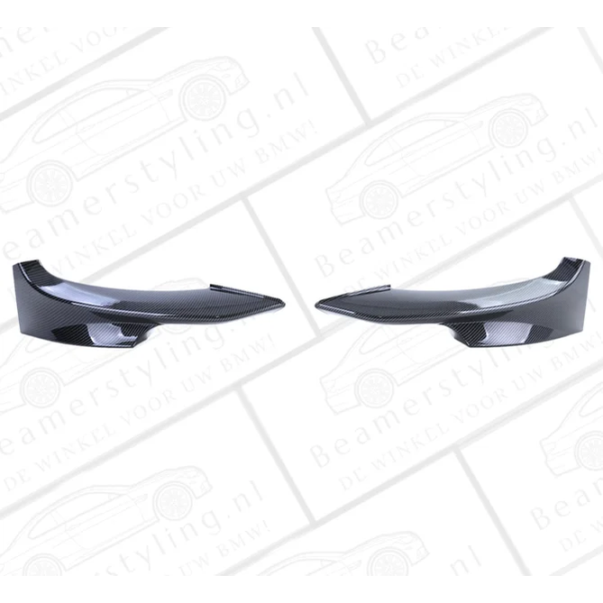 Splitters - BMW E92 / E93 - Voor M Pakket - Carbon Look | 2010-2014