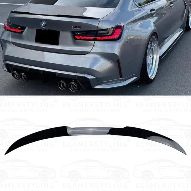 Spoiler - BMW G20 Sedan - M3 Look - Hoogglans Zwart