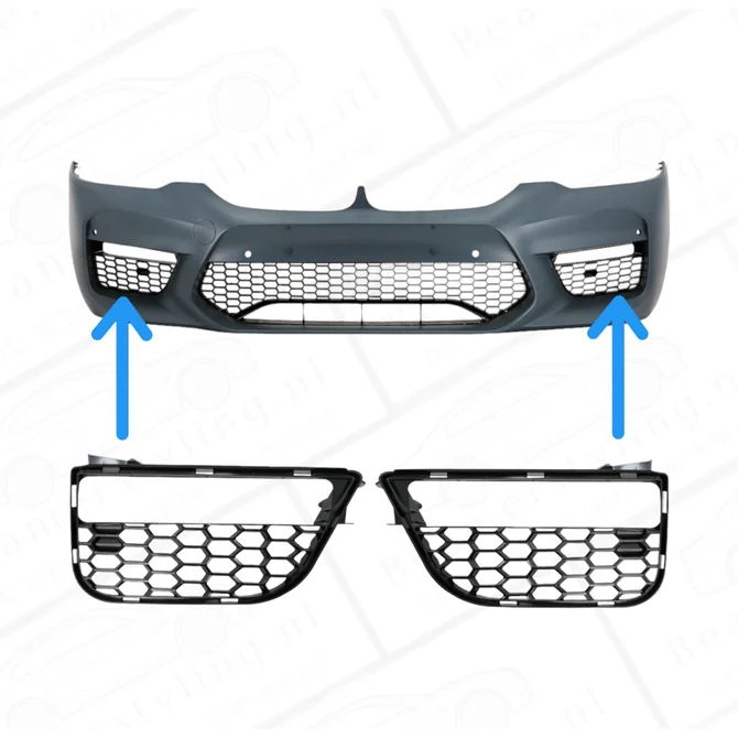 Mistlamp Grillen - BMW G30 / G31 - Voor M5 Look Voorbumper | 17-20