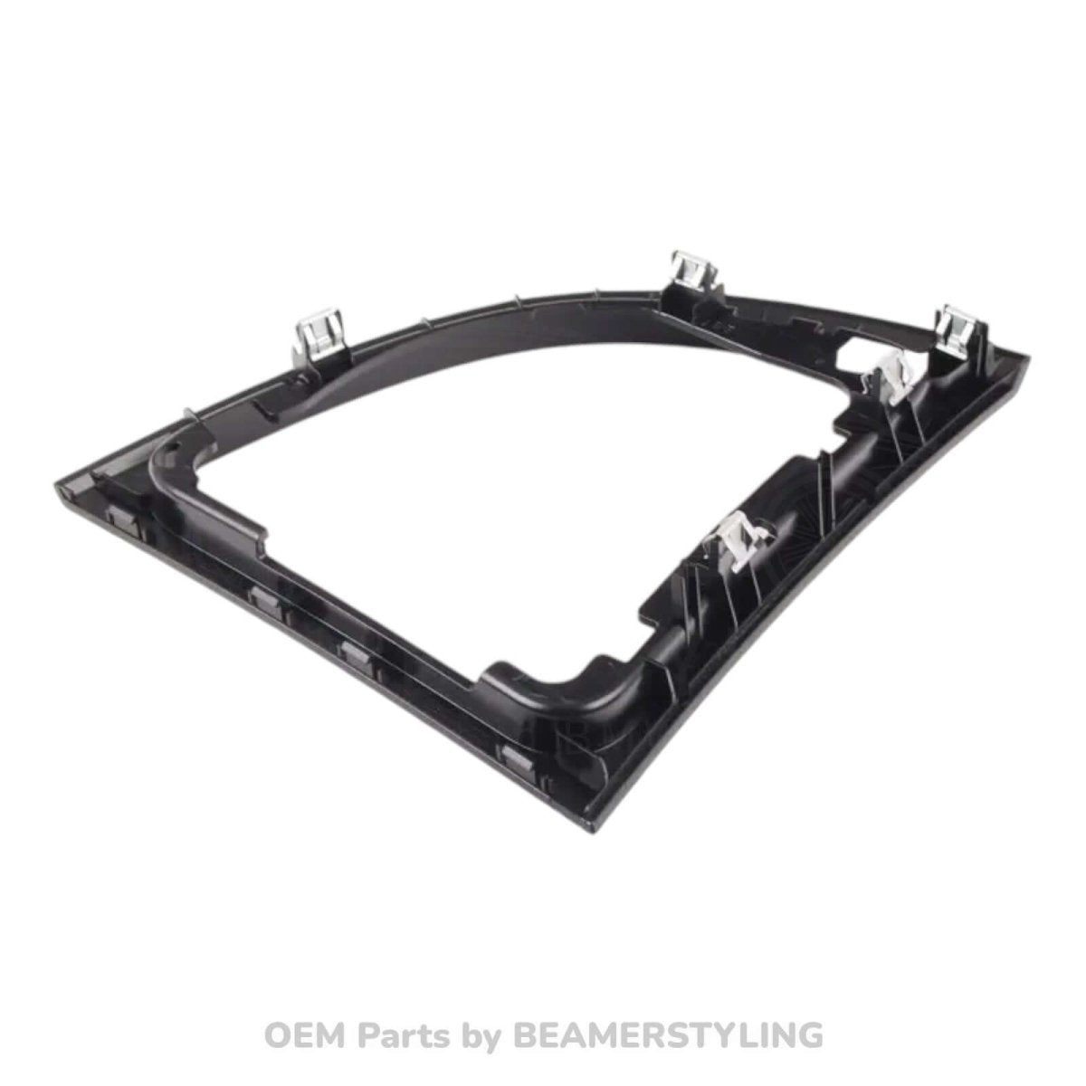Interieur Lijst - BMW 1 Serie E81/E87LCI/E82/E88 - Keuze Hendel Afdekking - Hoogglans Zwart - Origineel BMW | 51169121720 - Beamerstyling.nl