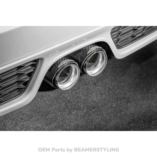 Jcw - Uitlaat Sierstuk - Mini F54 F55 F56 F57 F60 - Carbon | Origineel Mini - Beamerstyling.nl