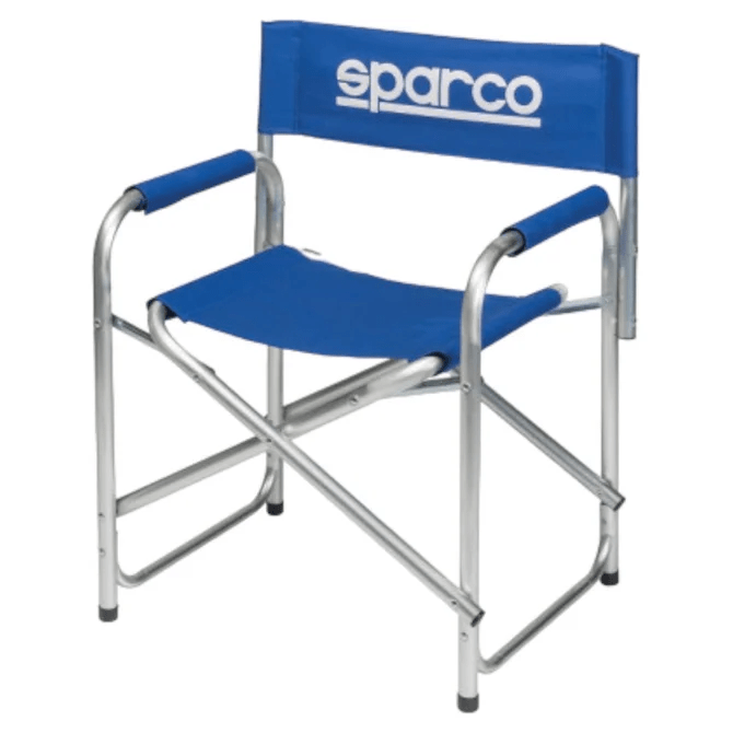 Klapstoel - Blauw - Aluminium | Sparco - Beamerstyling.nl