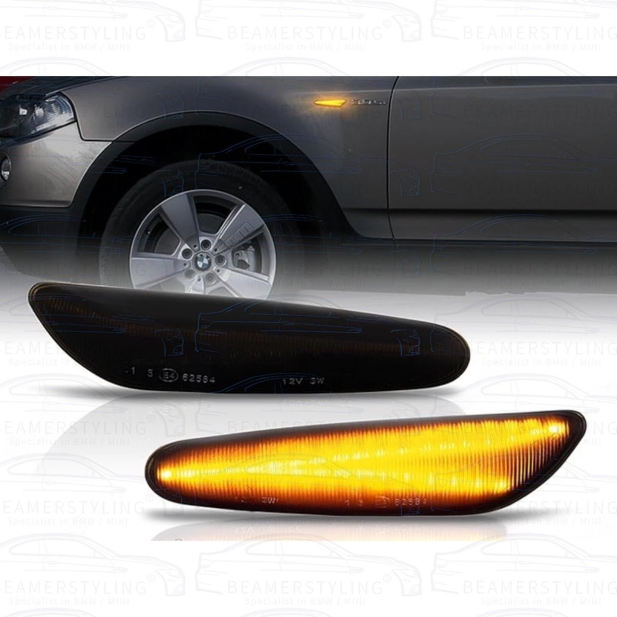 Knipperlichten - BMW E60/E61 - LED - V - Style - Dynamisch | 03 - 10 - Beamerstyling.nl