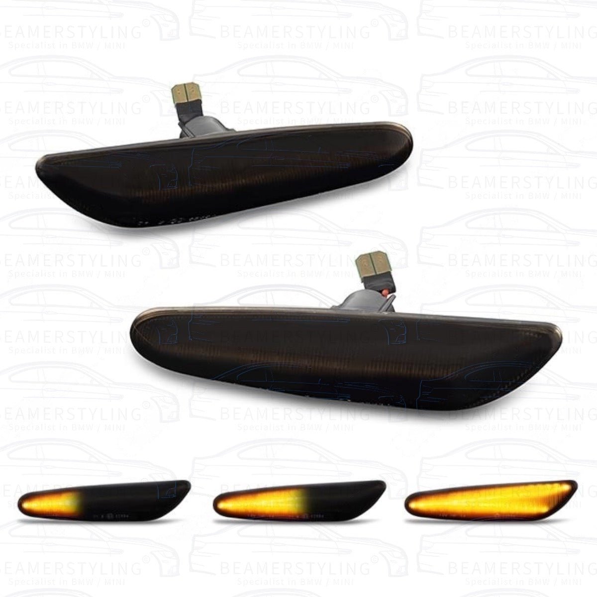 Knipperlichten - BMW E60/E61 - LED - V - Style - Dynamisch | 03 - 10 - Beamerstyling.nl