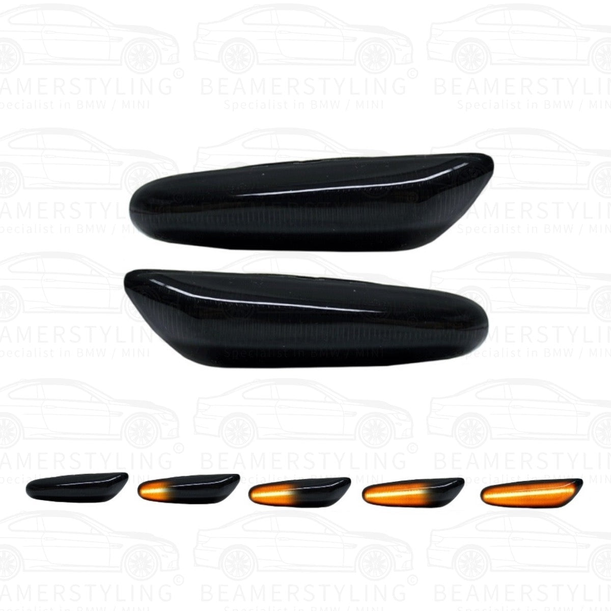 Knipperlichten - LED - Dynamisch - BMW E81 / E87 / E82 / E46 / E90 / E91 / E92 / E93 / E60 / E61 - Beamerstyling.nl