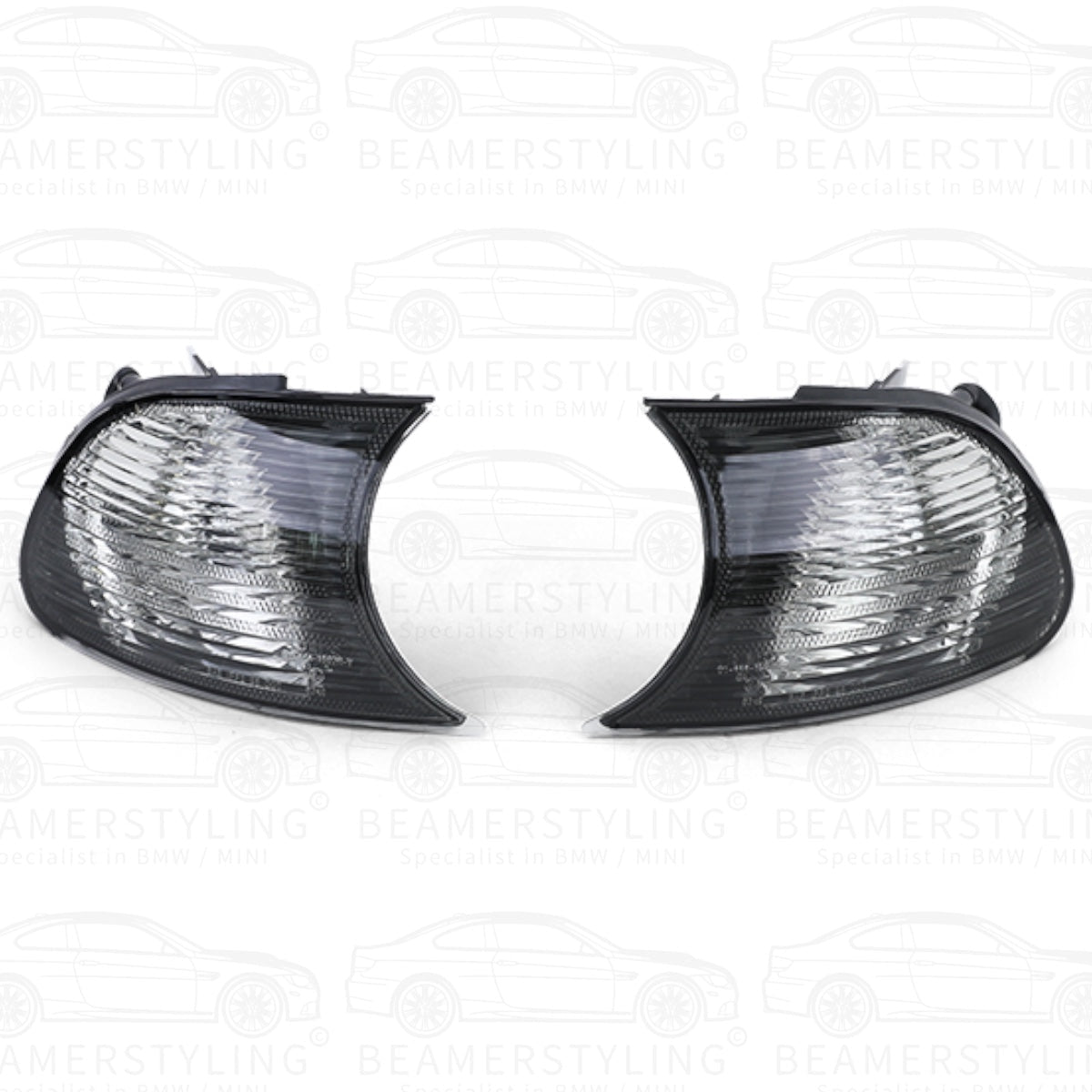 Knipperlichten Set - BMW E46 Coupé / Cabrio - Smoke / Chroom - Kristal Design | 1999 - 2001 - Beamerstyling.nl