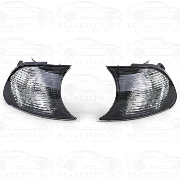 Knipperlichten set - BMW E46 Coupé / Cabrio - Smoke / Chroom - Kristal Design | 2001 - 2003 - Beamerstyling.nl