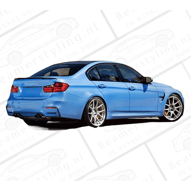 Kofferbak Spoiler - BMW 3 Serie F30 - Sport Look - Hoogglans Zwart - Beamerstyling.nl