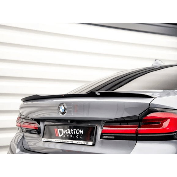 Kofferbak Spoiler Lip - BMW G30 LCI Sedan - Maxton Design — Hoogglans Zwart - Beamerstyling.nl