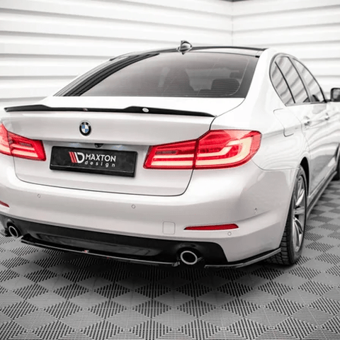 Kofferbak Spoiler Lip V1 - BMW G30 Sedan - Maxton Design — Hoogglans Zwart - Beamerstyling.nl