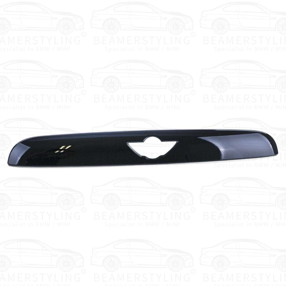 Kofferklep Greep Cover - Mini F55 / F56 / F57 - Hoogglans Zwart | 13-17 - Beamerstyling.nl