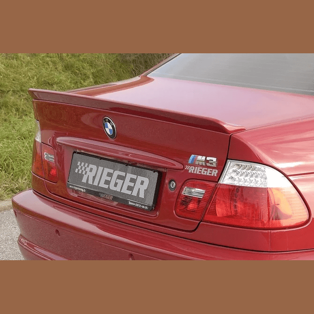 Kofferklep Spoiler Lip Rieger Tuning BMW 3 Serie E46 Coupé / Cabrio — Voor BMW E46 Cabrio - Beamerstyling.nl