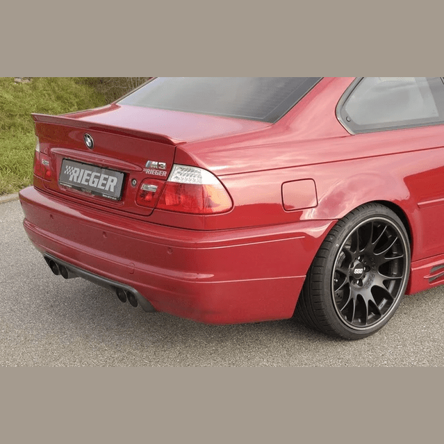 Kofferklep Spoiler Lip Rieger Tuning BMW 3 Serie E46 Coupé / Cabrio — Voor BMW E46 Coupé - Beamerstyling.nl