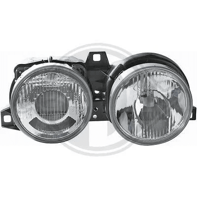 Koplamp - BMW 3 Serie E30 - H1 / H1 - Depo | 1987 - 1994 — Rechts (Bijrijderskant) - Beamerstyling.nl