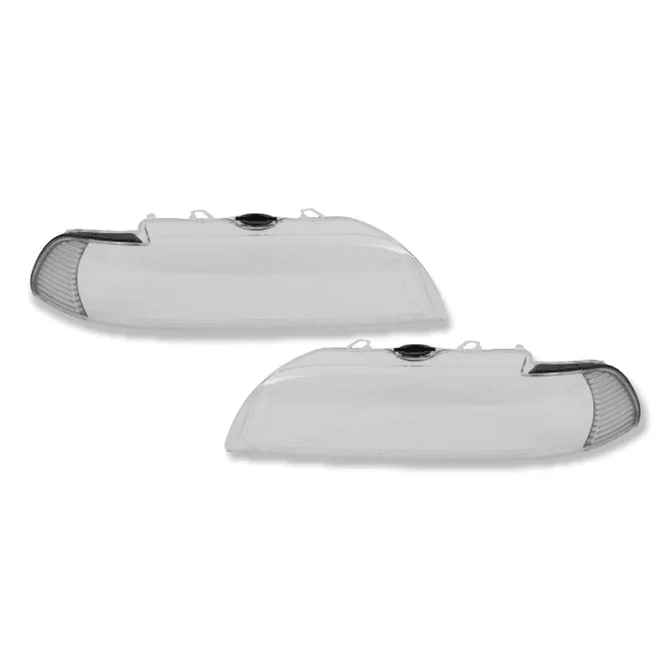 Koplamp Glas Witte Knipperlicht BMW 5 Serie E39 2000-2003 — Complete Set Links + Rechts - Beamerstyling.nl