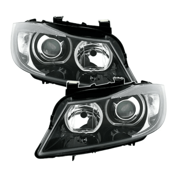 Koplampen - BMW 3 Serie E90 / E91 - LED Angel Eyes V2 | 2005-2012 - Beamerstyling.nl