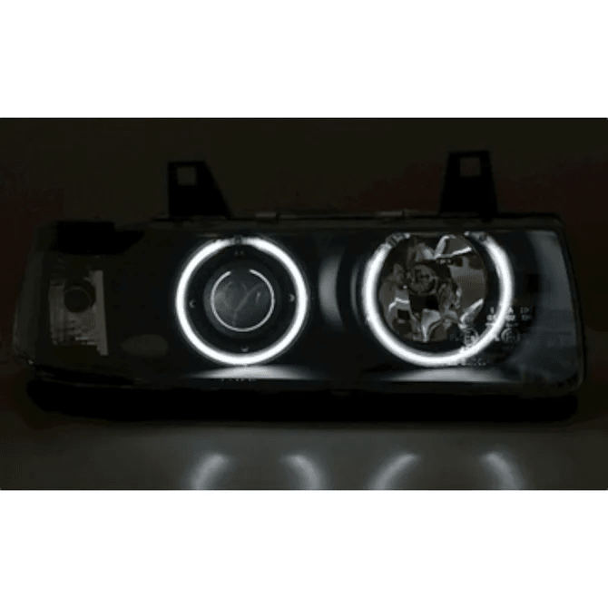 Koplampen - BMW E36 Sedan / Touring / Compact - Ccfl 2D Angel Eyes | 1990-1999 - Beamerstyling.nl