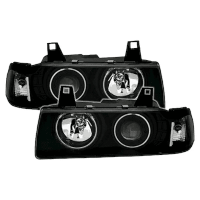 Koplampen - BMW E36 Sedan / Touring / Compact - Ccfl 2D Angel Eyes | 1990-1999 - Beamerstyling.nl
