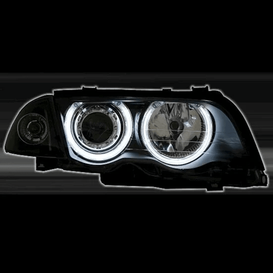 Koplampen - BMW E46 Sedan / Touring - Ccfl Angel Eyes | 1998-2001 - Beamerstyling.nl