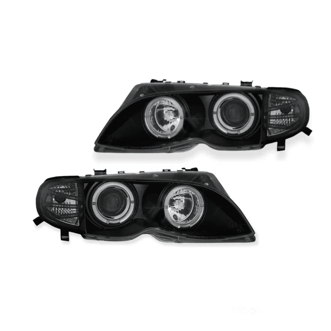 Koplampen - BMW E46 Sedan / Touring - LED Angel Eyes - H7/H7 | 2001-2005 - Beamerstyling.nl