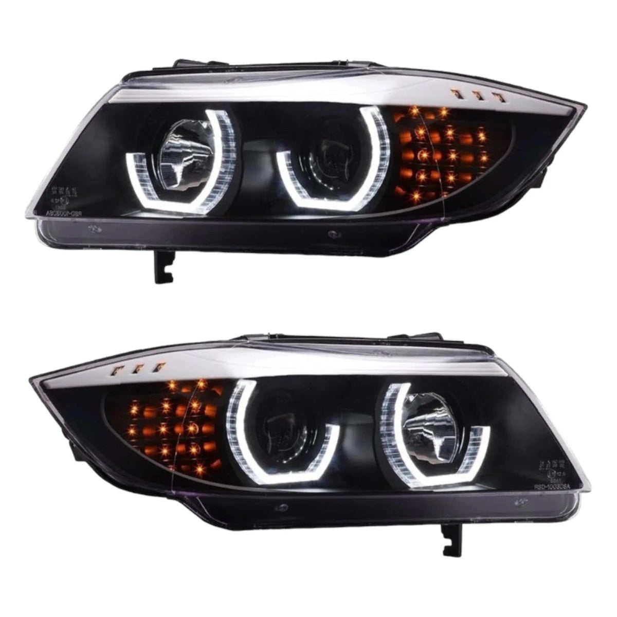 Koplampen - BMW E90 / E91 - LED 3D Angel Eyes | 2005-2008 - Beamerstyling.nl