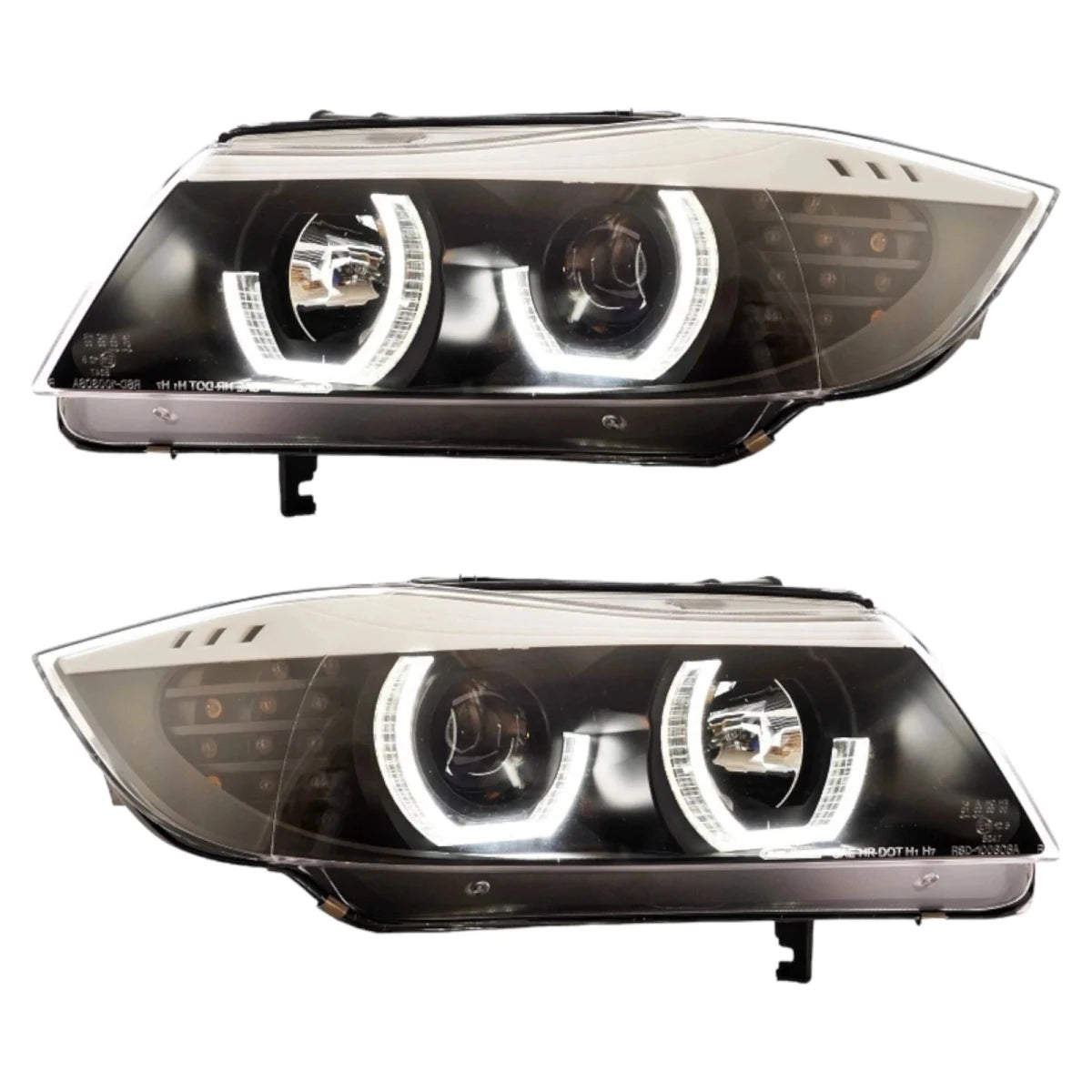 Koplampen - BMW E90 / E91 - LED 3D Angel Eyes | 2005-2008 - Beamerstyling.nl