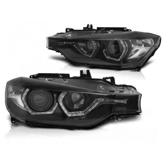 Koplampen - BMW F30 / F31 - 3D LED Angel Eyes | 2012-2015 - Beamerstyling.nl