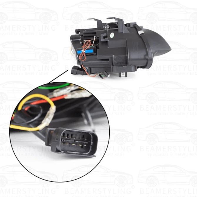 Koplampen D1S - BMW E92 / E93 - 3D LED Angel Eyes | 2007-2010 — Met Afs-Systeem - Beamerstyling.nl