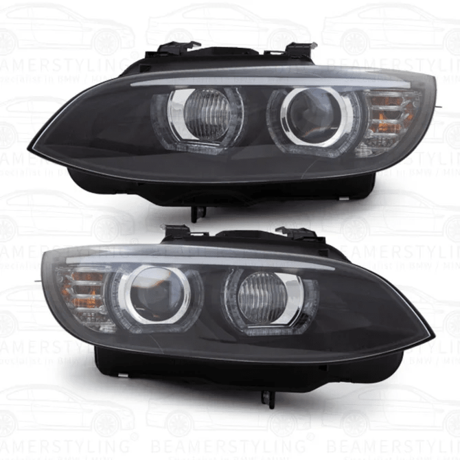 Koplampen D1S - BMW E92 / E93 - 3D LED Angel Eyes | 2007-2010 — Met Afs-Systeem - Beamerstyling.nl