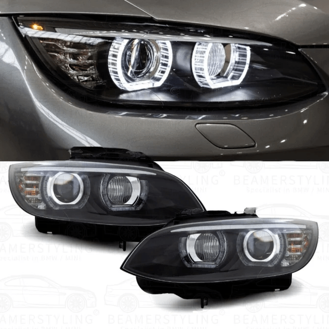 Koplampen D1S - BMW E92 / E93 - 3D LED Angel Eyes | 2007-2010 — Met Afs-Systeem - Beamerstyling.nl