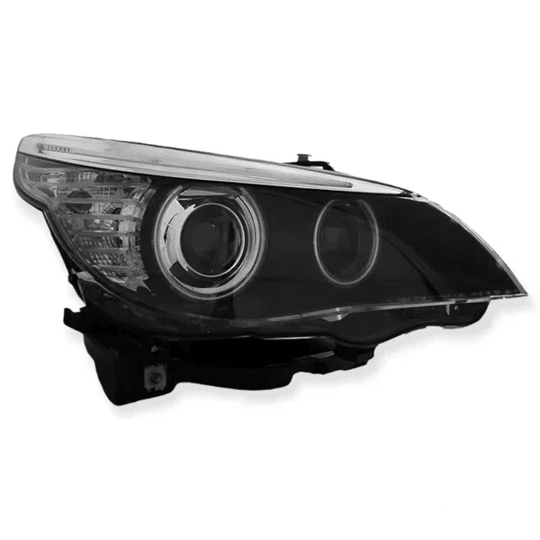 Koplampen D2S - BMW E60 / E61 - CCFL Angel Eyes - LCI Look | 03 - 04 - Beamerstyling.nl