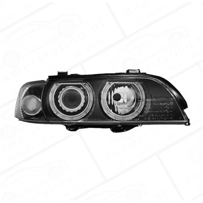 Koplampen H7 - BMW 5 Serie E39 - Halogeen Angel Eyes | 1995 - 2003 - Beamerstyling.nl