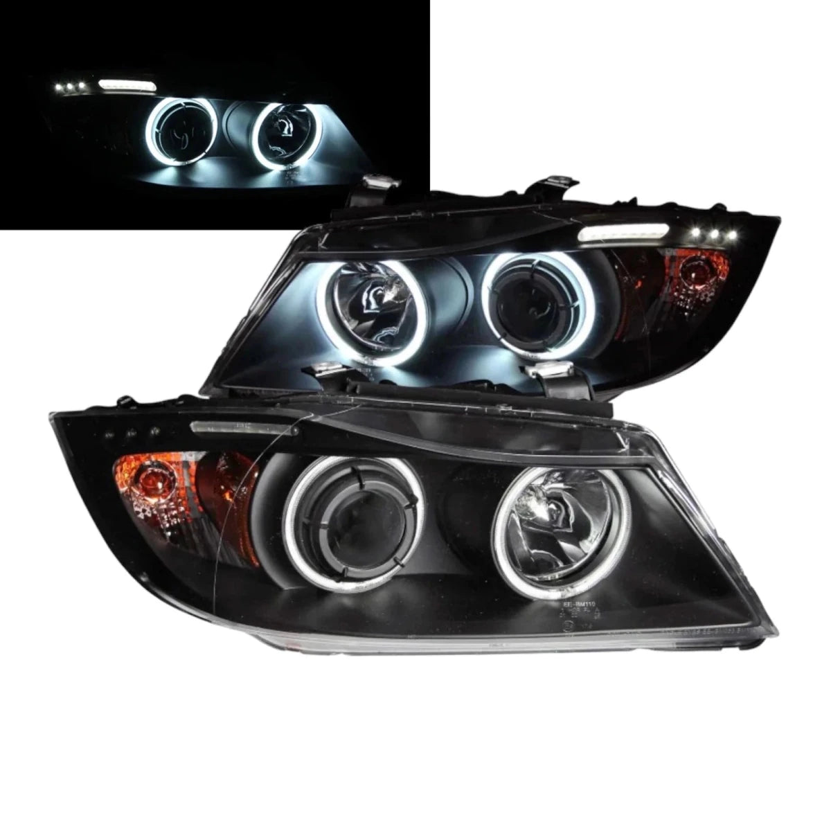 Koplampen H7 - BMW E90 / E91 - Ccfl Angel Eyes | 05-08 - Beamerstyling.nl