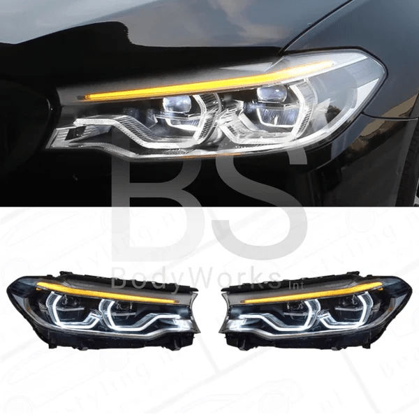 Koplampen Set - BMW G30 / G31 - Angel Eyes - Full LED - 2017-2020 - Beamerstyling.nl